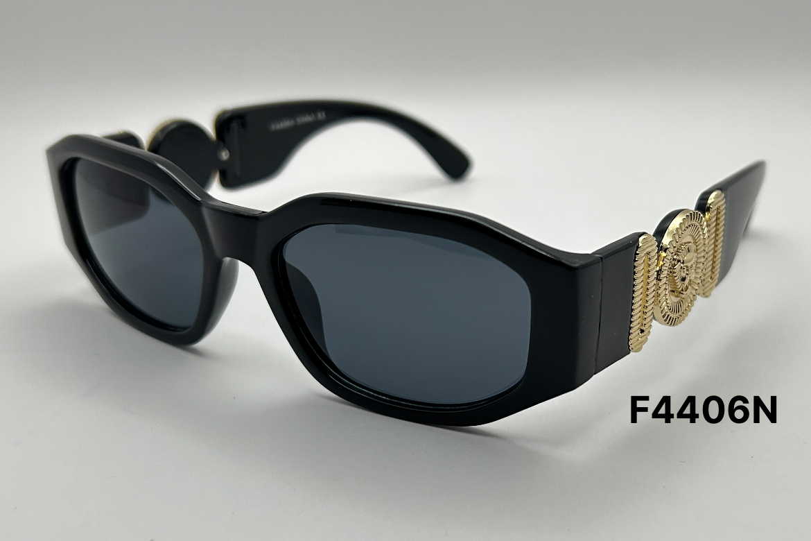 Temple Emblem Geometric Sunglasses Bulk Pack | 12 PCS Assorted