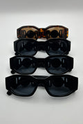 Temple Emblem Geometric Sunglasses Bulk Pack | 12 PCS Assorted