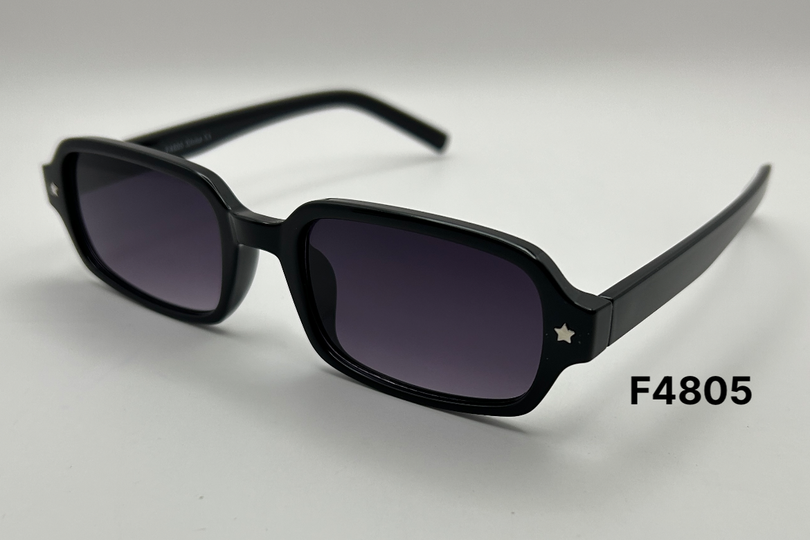 Medium Rectangle Star Accent Sunglasses Bulk Pack | 12 PCS Assorted