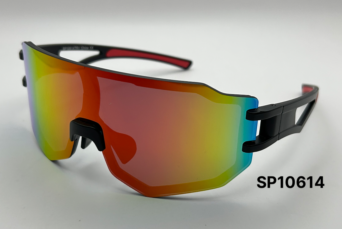 Rimless Shield Goggle Sports Sunglasses Bulk Pack | 12 PCS Assorted