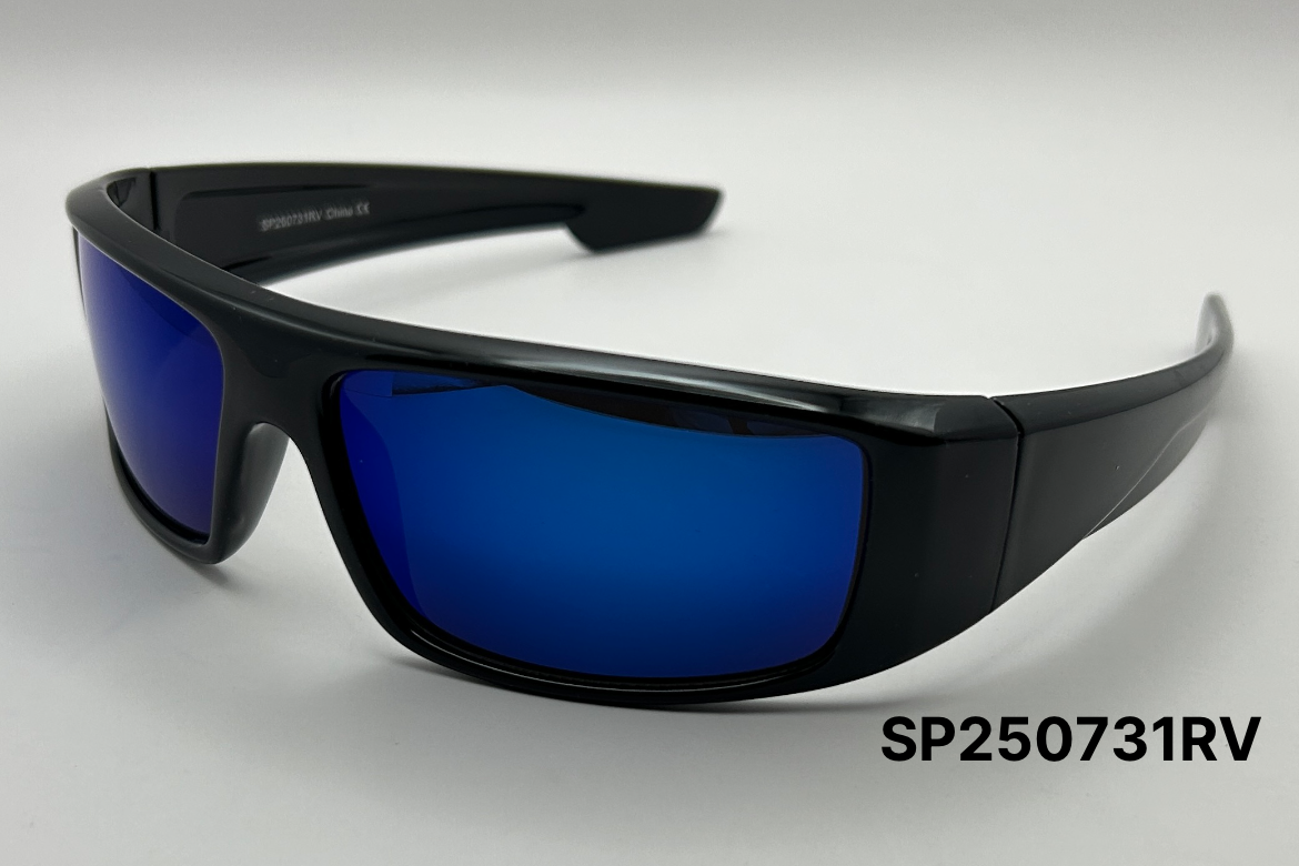Sport Mirror Wrap Around Sunglasses Bulk Pack | 12 PCS Assorted